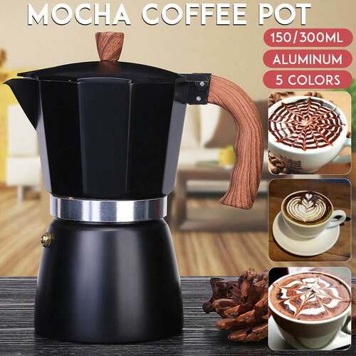 Aluminum Coffee Pots Italian Style Espresso Coffee Maker Per