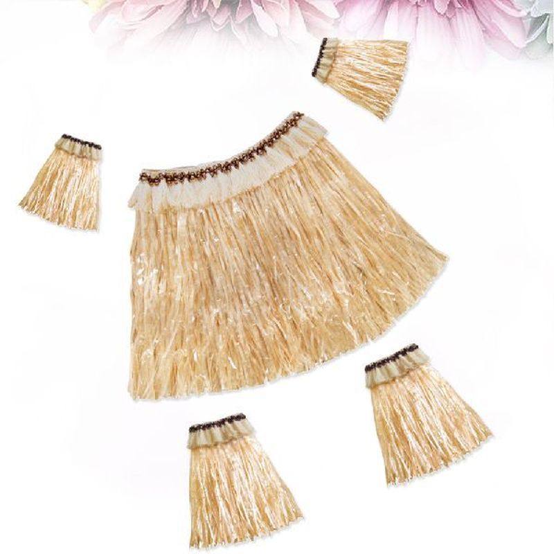 skirt grass skirts hawaiian hulaluau costume party