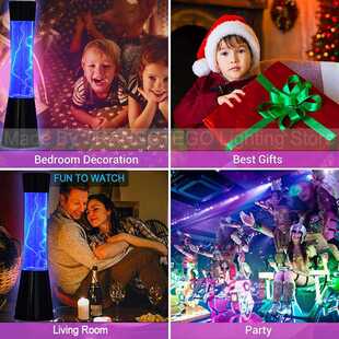 Novelty Night Light Magic Control Lamp Touch Children Plasma