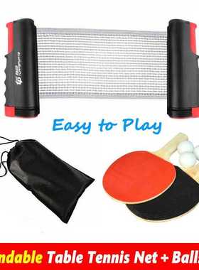 Table Tennis Net and Post Sets with Extendable Mini Posts Po