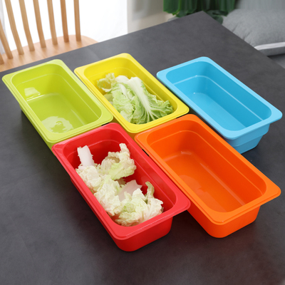 color plastic GN tray plate wash Vegetable fruit food basin