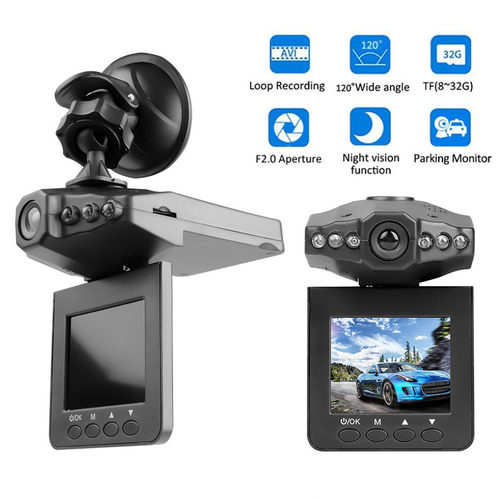 2022 Auto Parts 2.4 Inch Dash Dam Car Camera DVR 270 Degrees