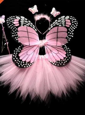 4Pcs Hot Sale Halloween Cosplay Fairy Angel Wings Insect The