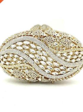 Fashion women evening party handbag diamonds elegant purses