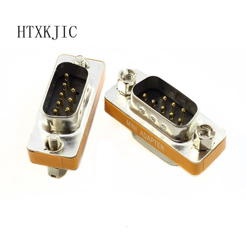 High Quality Mini Null Modem DB9 Female Male plug Adapter G