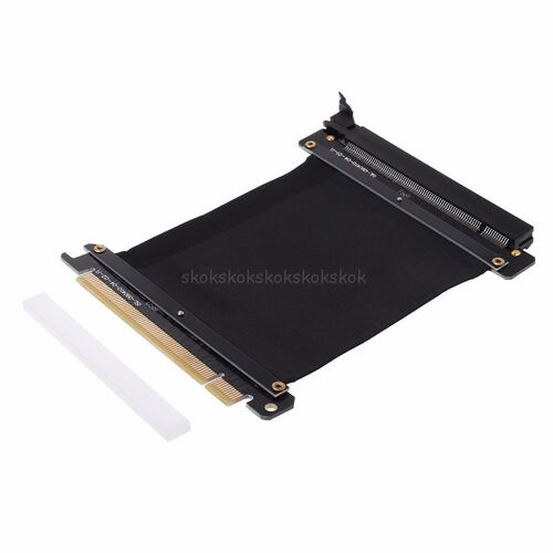 PCI Express 16x Flexible Cable Riser Card Extension Port Ada