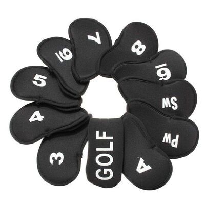 10 Pcs Golf Club Head Covers Iron Putter Head Cover Putter