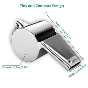 Referee Whistle Stainless Steel Extra Loud Whistle School S