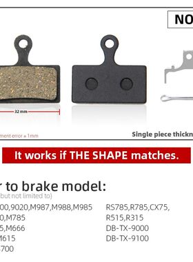 10 PAIRS Bicycle DISC BRAKE PADS FOR SHIMANO G01S XTR M9000