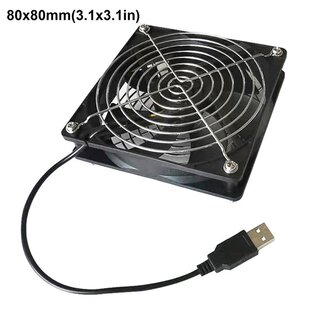 5V USB Router Cooling Fan DIY TV Box Ball Sleeve Cooler