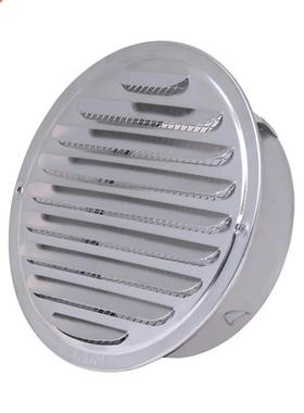 Stainless Steel Exterior Wall Air Vent Grille Round Ducting