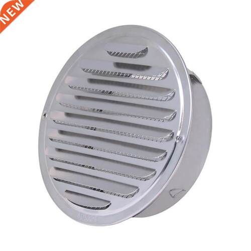 Stainless Steel Exterior Wall Air Vent Grille Round Ducting