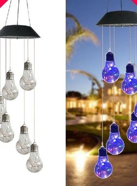 Solar Wind Chime Light  6LED Outdoor Festival Wedding