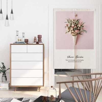 Curtains Doorway Privacy Noren Bathroom Floral-Door Kitchen