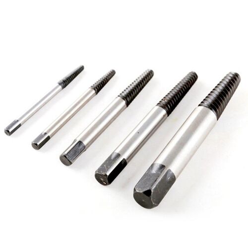 Carbon Steel 5pcs/set Screw Extractor Broken Bolt Remover Dr