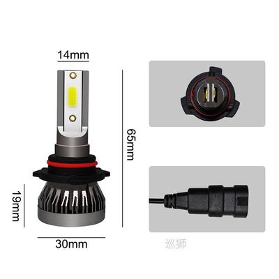 2PCS Car headlight Mini Lamp H7 LED Bulbs H1 LED H8 H11 Head