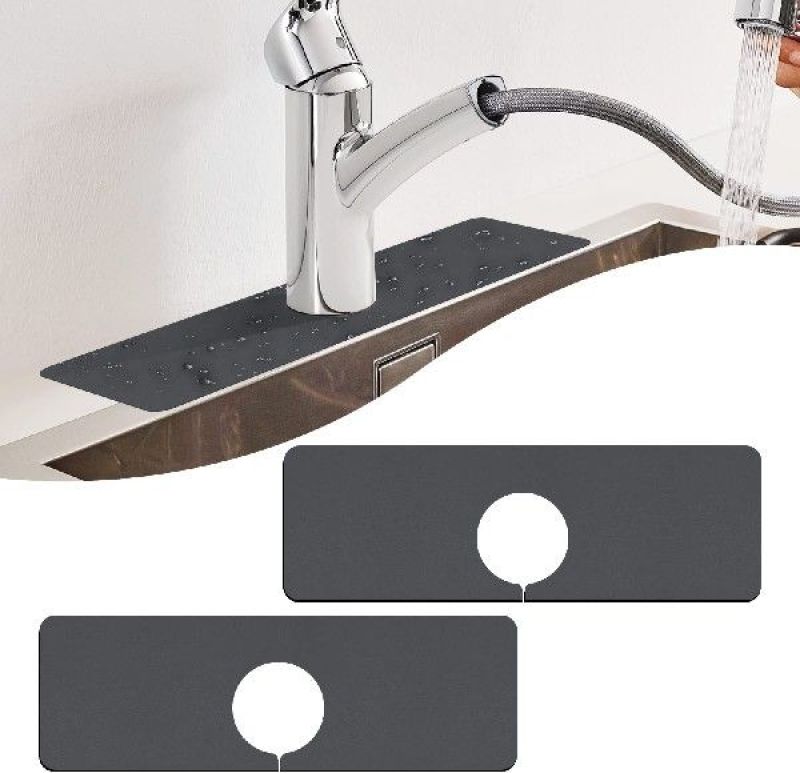 Kitchen Faucet Absorbent Mat Sink Splash Guard Microfiber