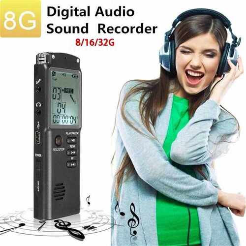 Digital Audio Recorder Professional Rechargeable Voice Recor
