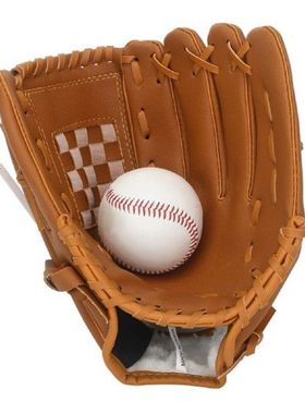 Baseball Glove Durable PU Leather Left Hand Catcher'