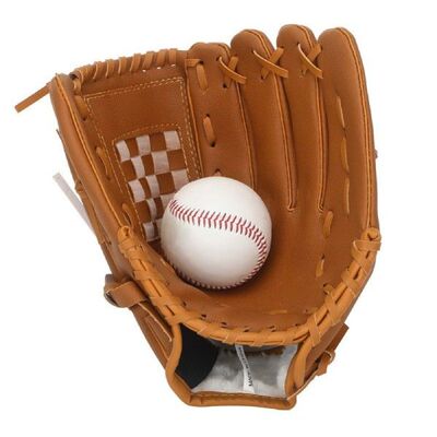 Baseball Glove Durable PU Leather Left Hand Catcher'