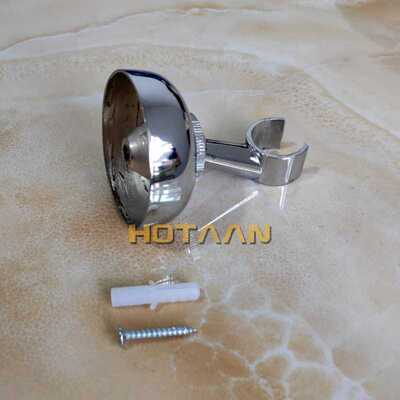 Solid Zinc Alloy Made Chrome Wall Mounted Hand Shower Holde
