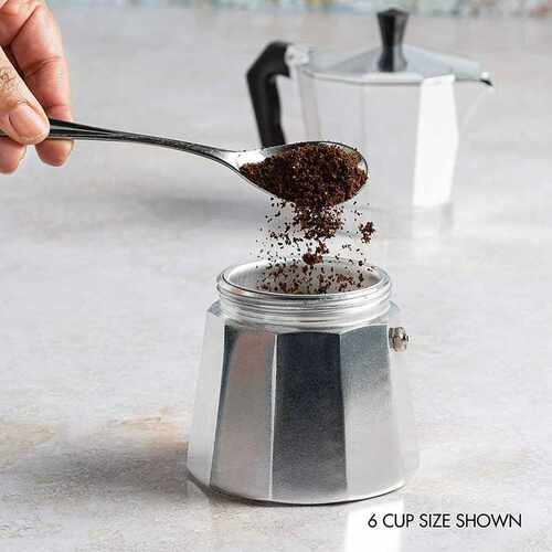 Moka Pot Italian Coffee Machine Espresso Aluminum Geyser Cof