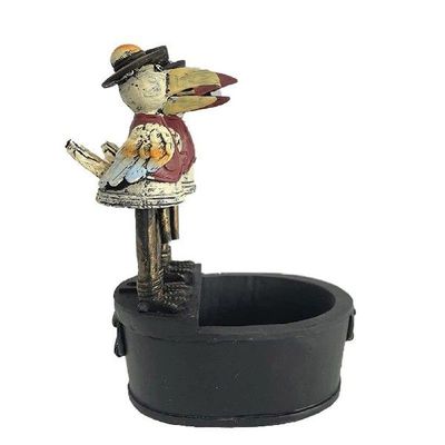 Resin Outdoor Water Fountain Resin Crow Rooster Owl Statues