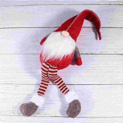 Holiday Gnome Swedish Tomte with Legs Scandinavian Braid