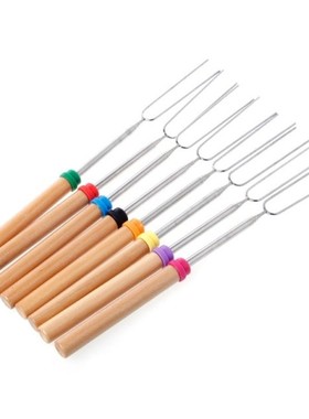1pc Stainless Steel BBQ Marshmallow Roasting Sticks Extendin