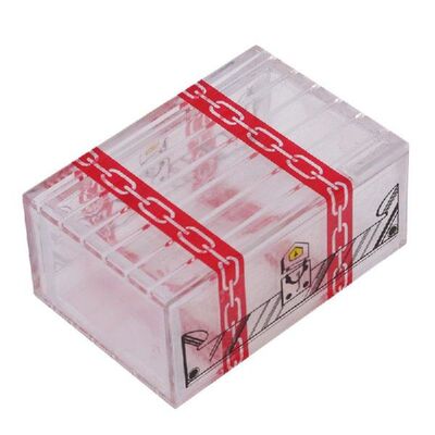1Pcs Hot Funny Magic Toys Transparent Magic Box That Cannot
