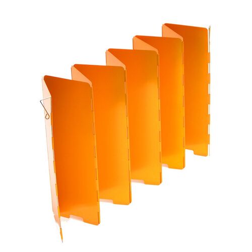 8/9/10 Plates Oxidized Camping Gas Stove Wind Shield Aluminu