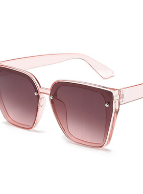 Retro Aviation 2022 Women Square Sunglasses  Plastic Goggle