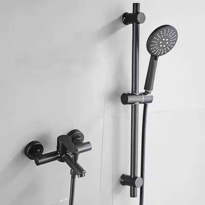 304 Stainless Steel Bathroom Shower Faucets Triple Bathtub F