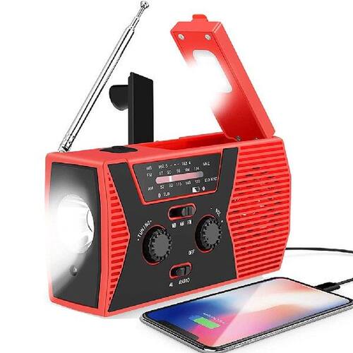 Emergency Radio Solar Weather Radios Hand Crank NOAA/AM/FM