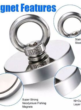 Magnet Kuat Kait Neodymium Magnet Laut Dalam Memancing