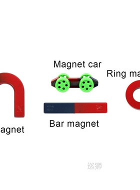 Early education Kids Physics Science Toys DIY Magnet Bar Rin