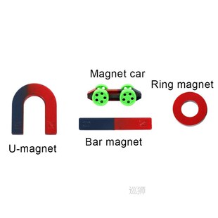 Early education Kids Physics Science Toys DIY Magnet Bar Rin
