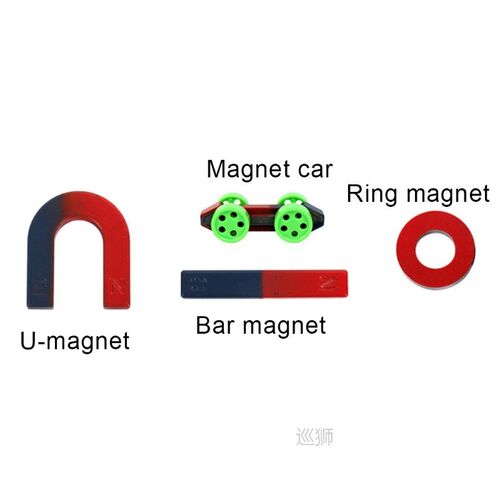 Early education Kids Physics Science Toys DIY Magnet Bar Rin