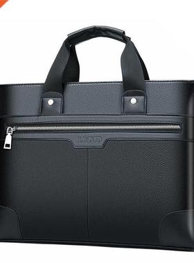 2022 Business bag Men's Briefcase PU Leather Shoulde