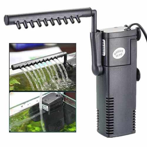 Internal Aquarium Filter Pump Submersible Turtle Fish Tank