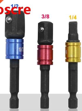 3Pcs Drill Socket Adapter For Impact Driver With 1/4&rdq