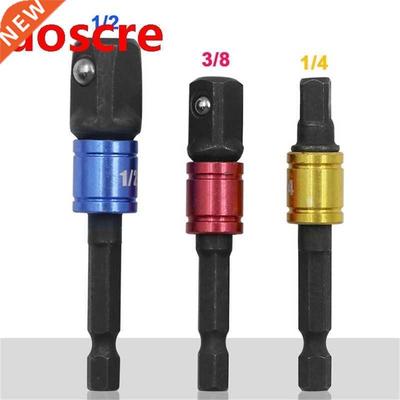 3Pcs Drill Socket Adapter For Impact Driver With 1/4&rdq