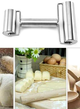Stainless Steel Rolling Pin Pastry Pizza Fondant Bakers