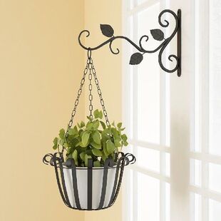 Basket for Plant Hook Metal Hanging Hanger Flowerpot Wall