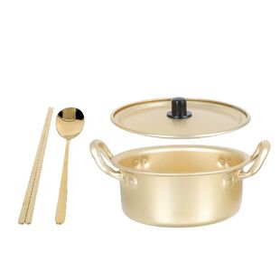 Pot Ramen Korean  Noodle Pan Cooker Cooking Soup Aluminum