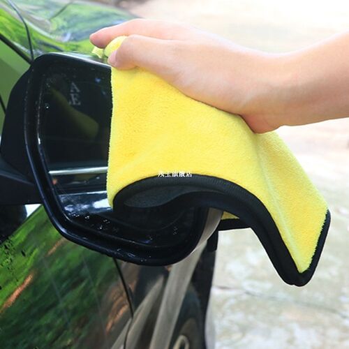 Microfiber Car Wash Towel Car Cleaning Drying Cloth Hemming