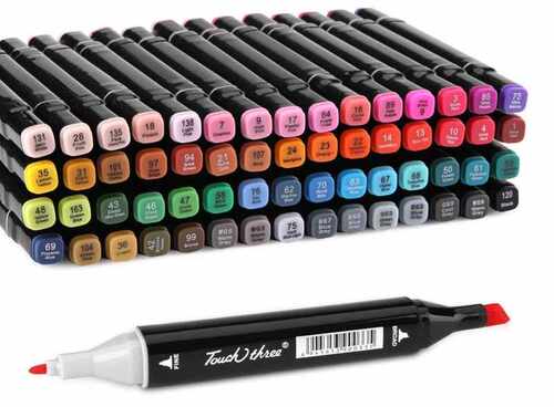 TOUCH Marker VIP 30 40 60 80 Color Double Tip Alcohol Graph