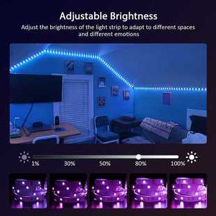 Suntech LED Light Strips, Bluetooth Music Sync Color Flexibl