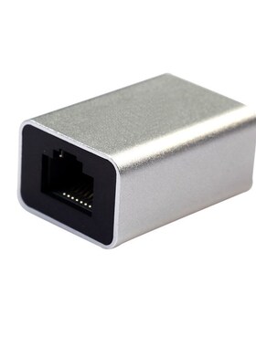 Aluminum Alloy Cat6 Rj45 8P8C Network Jack In-Line Coupler F