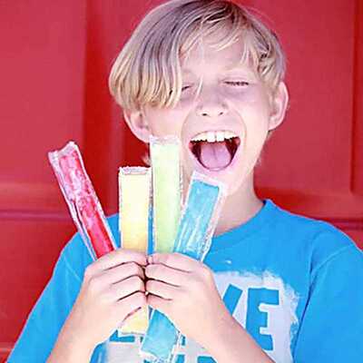 200PCS Ice Popsicle Molds Bags Disposable Candy Tube Ziplock